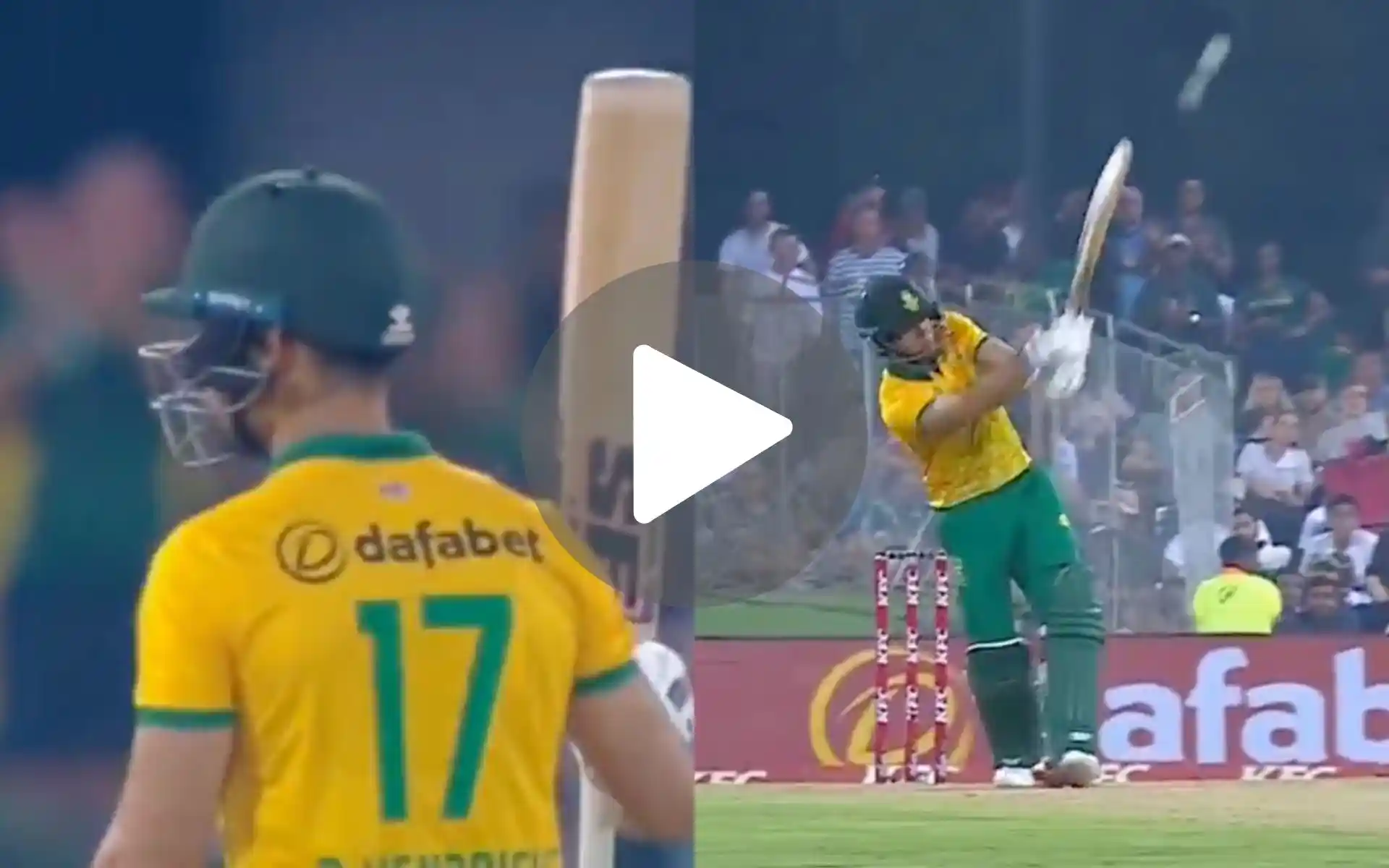 [Watch] Reeza Hendricks Reminds Of SKY; Reaches 50 With An Innovative Six